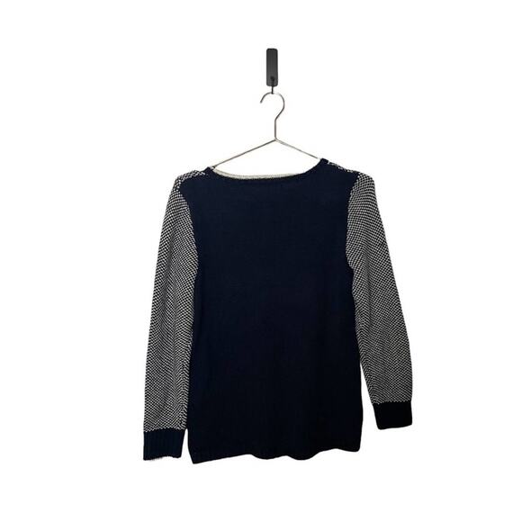 Skye’s The Limit Tubular Sweater Navy and White Small - Picture 2 of 6